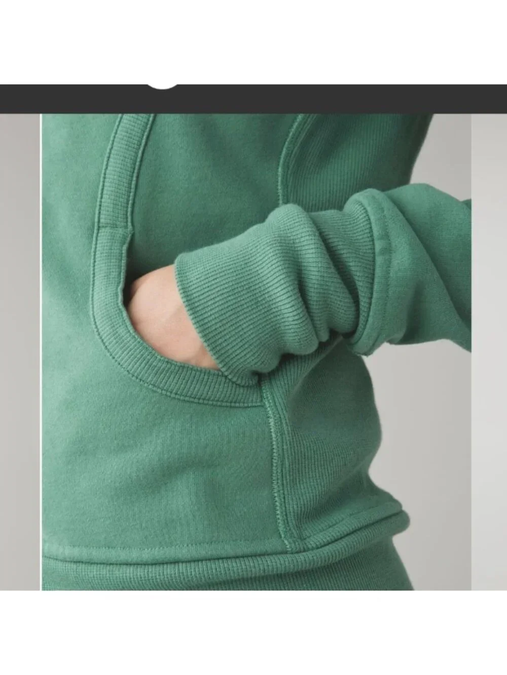 Lululemon Scuba Hoodie II Vintage Green